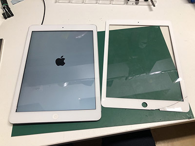 iPad画面割れ修理